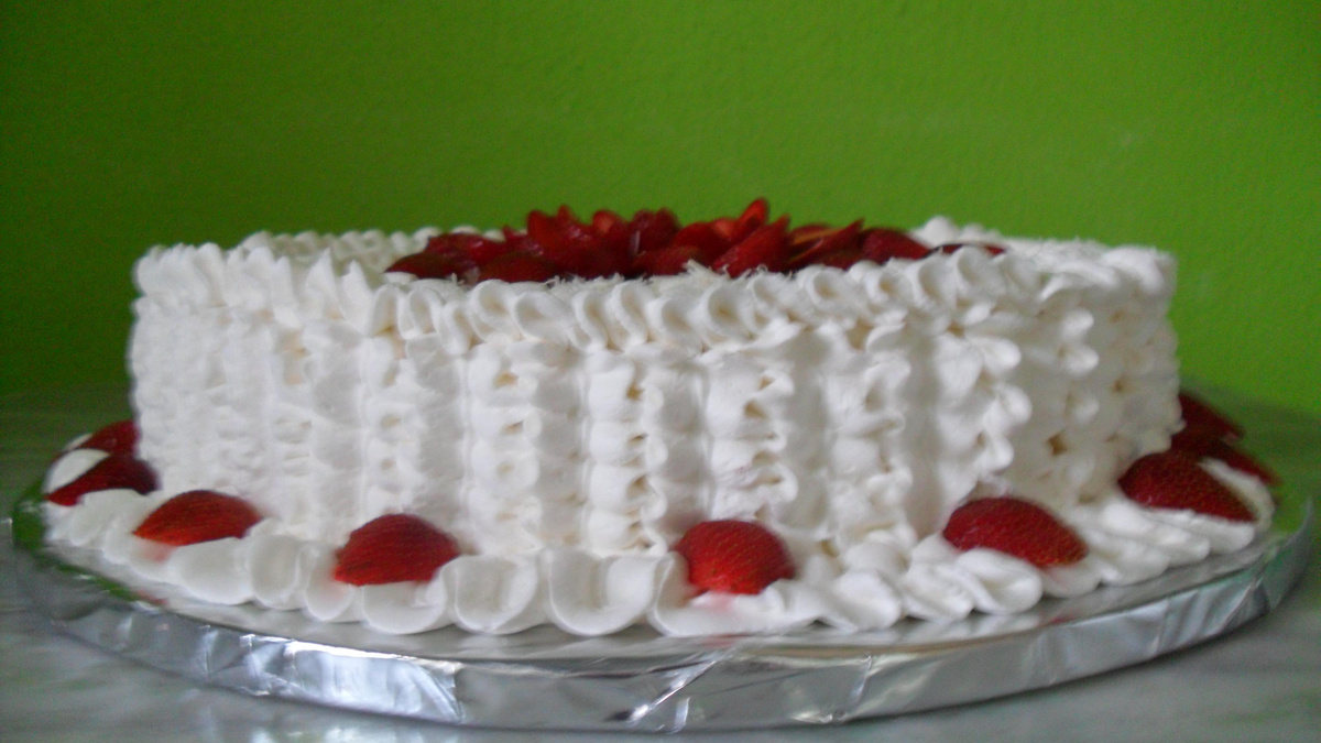 Bolo mousse de maracujá