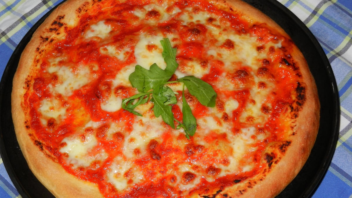 Massa de pizza italiana deliciosa
