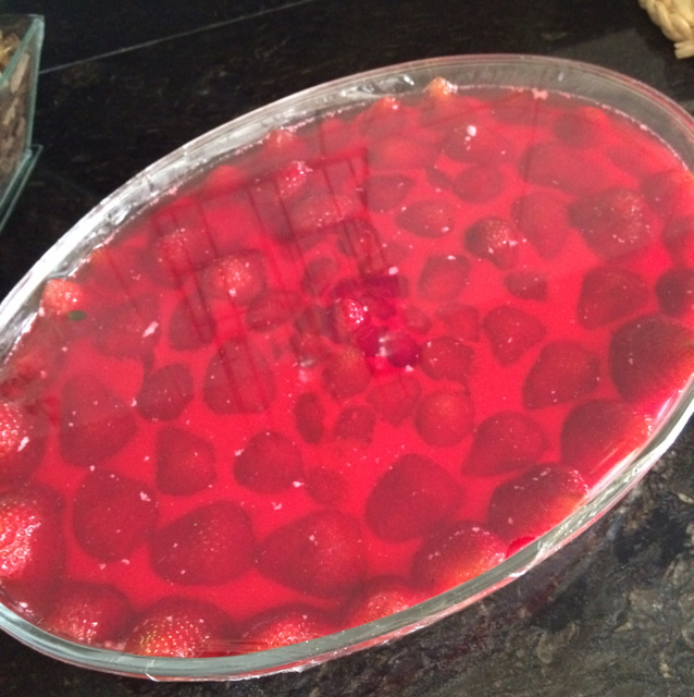 Torta gelada de morango