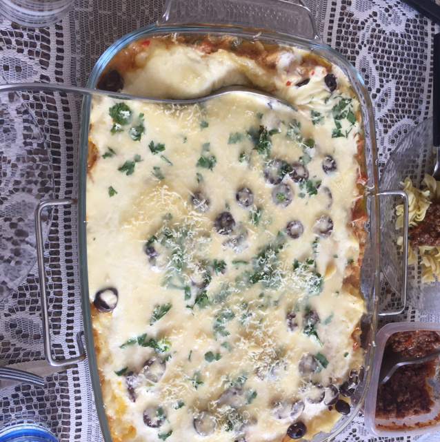Torta de bacalhau com requeijão
