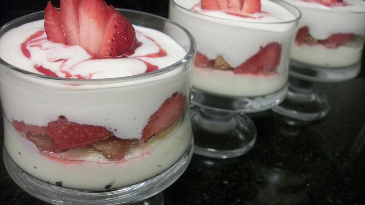 Pavê de morango