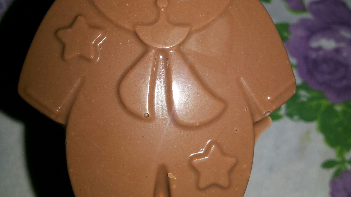 Pirulito de chocolate colorido