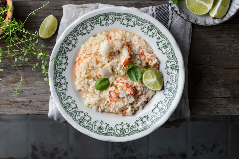 Risoto de frutos do mar