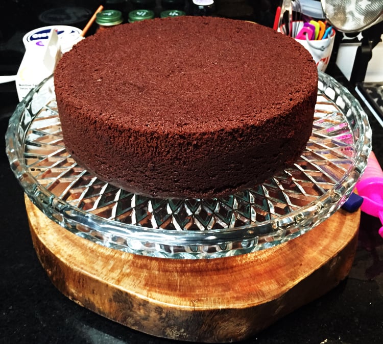 Bolo de chocolate Belga