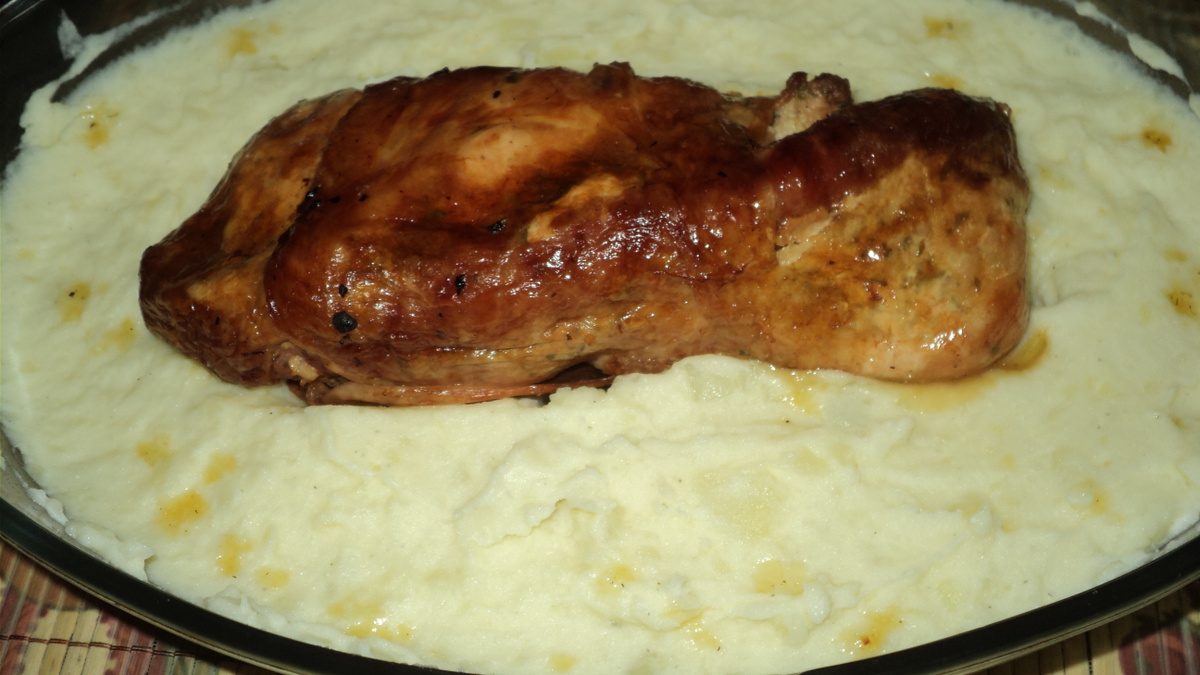 Frango embutido