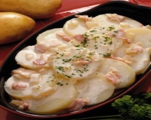 Batatas gratinadas