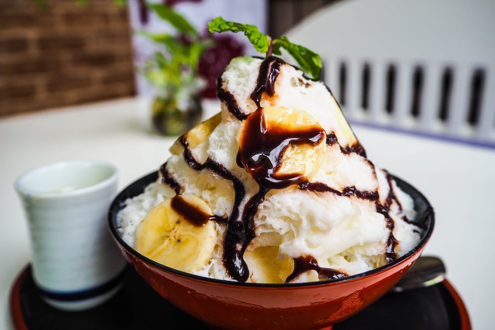 Receita de sorvete com creme de avelã fit