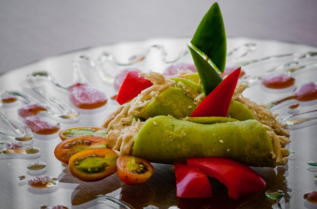 Massa de panqueca de espinafre