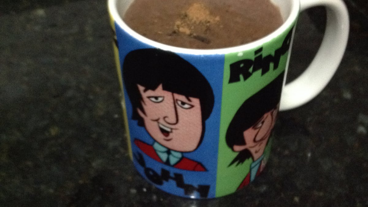 Chocolate quente de inverno