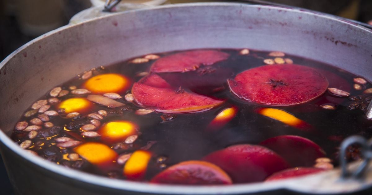 Vinho quente para festa junina