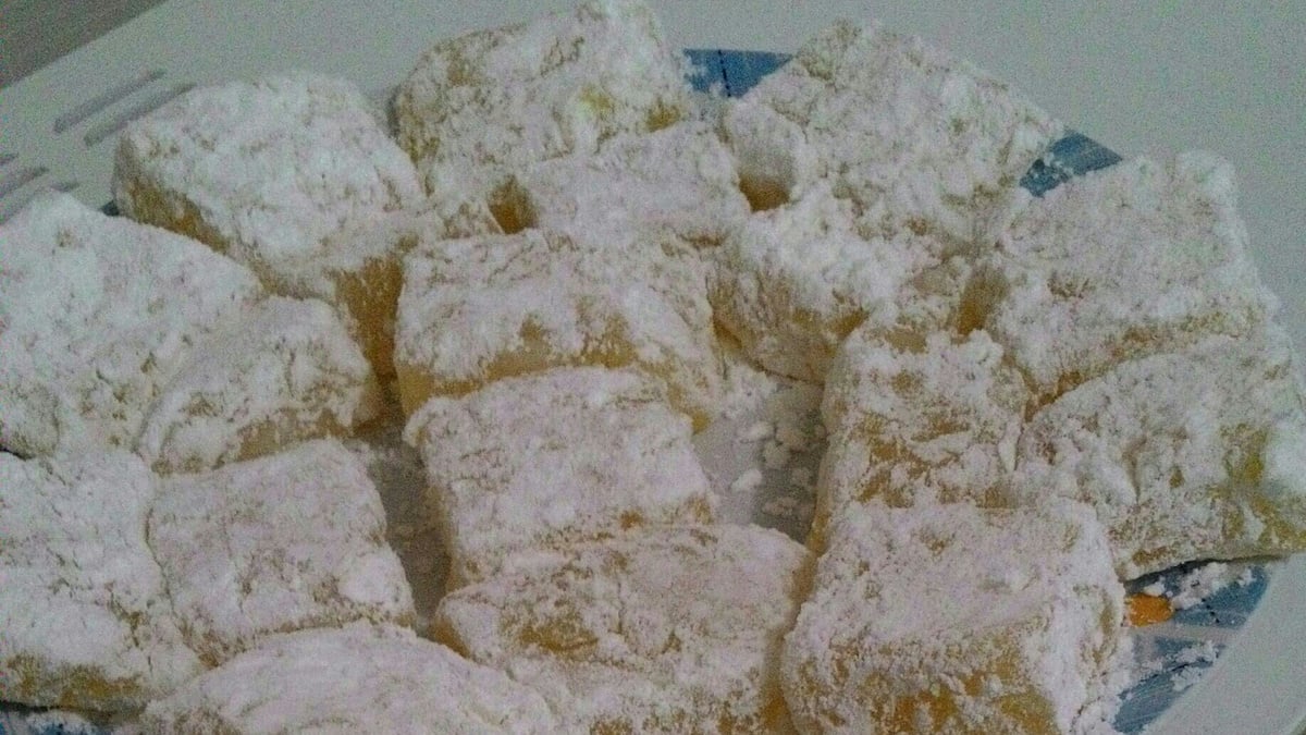 Manjar Turco ou goma Árabe (Lokum ou loukum)
