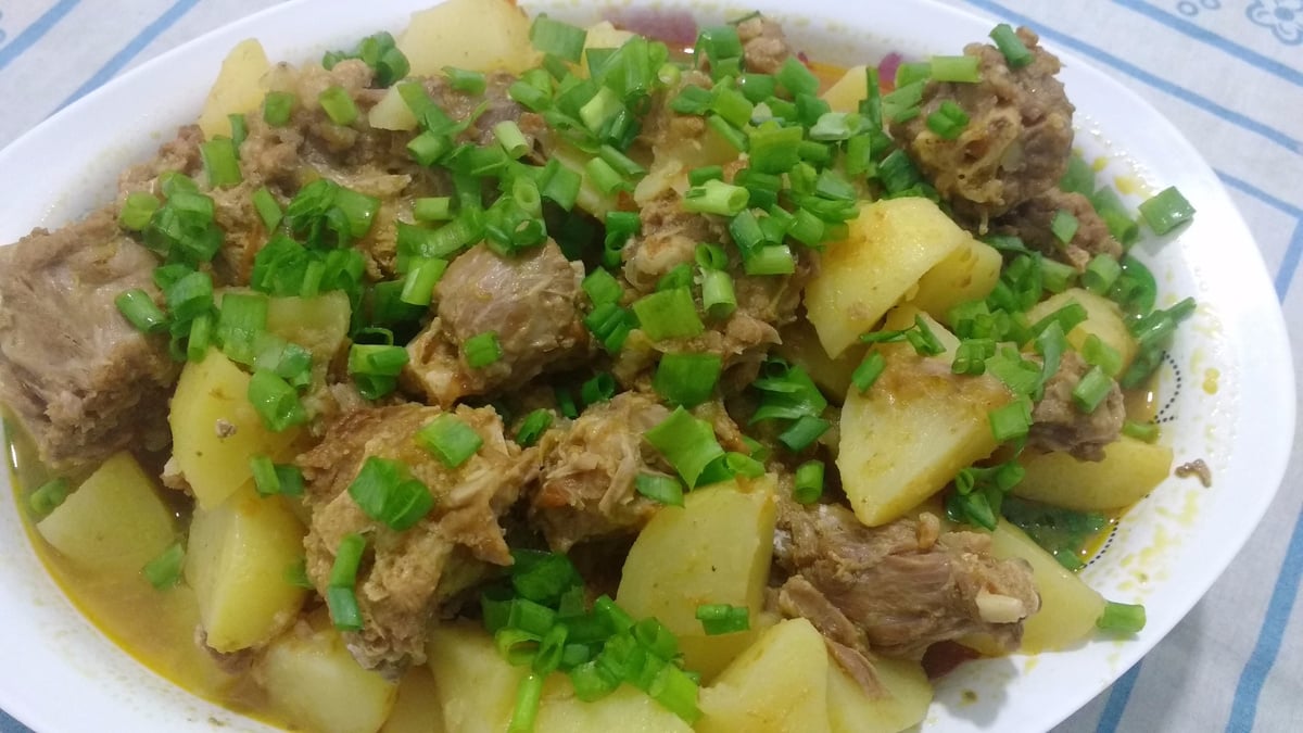 Pescoço de Peru com Batata