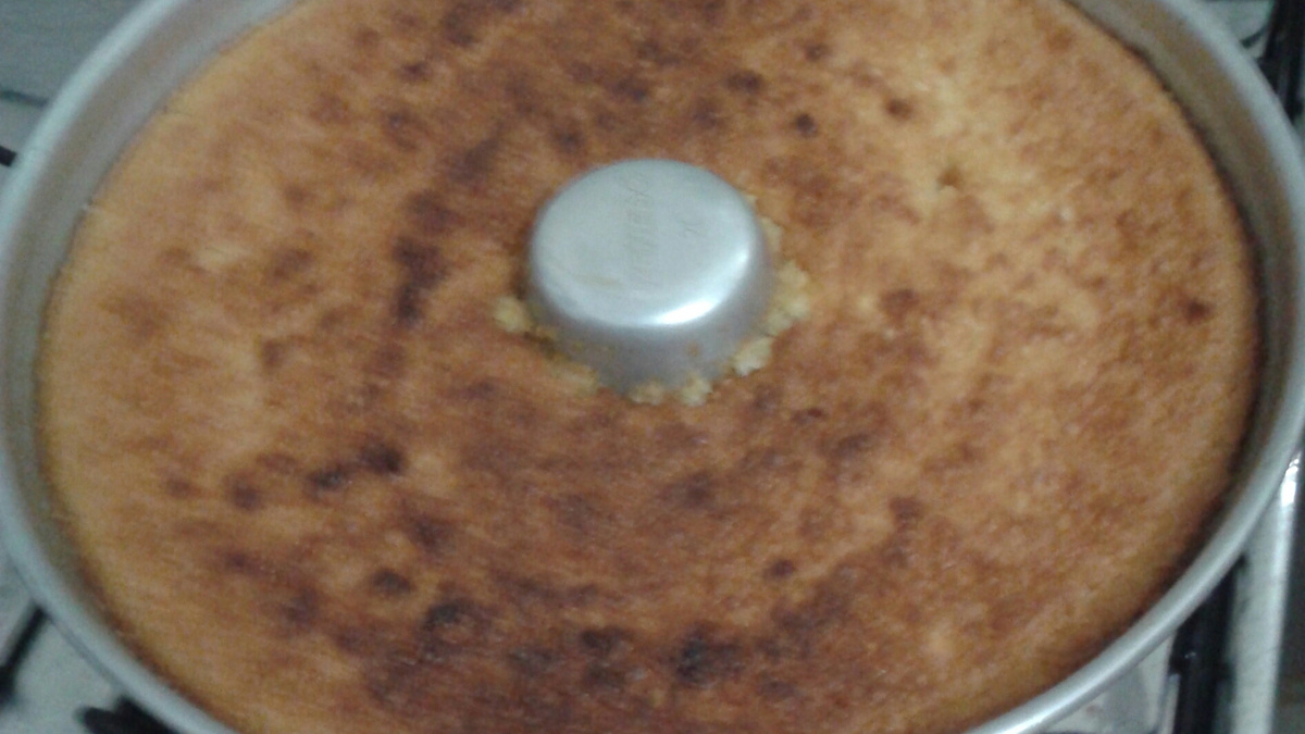 Bolo de macaxeira ou aipim
