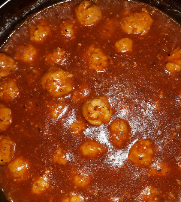 Almôndegas de frango