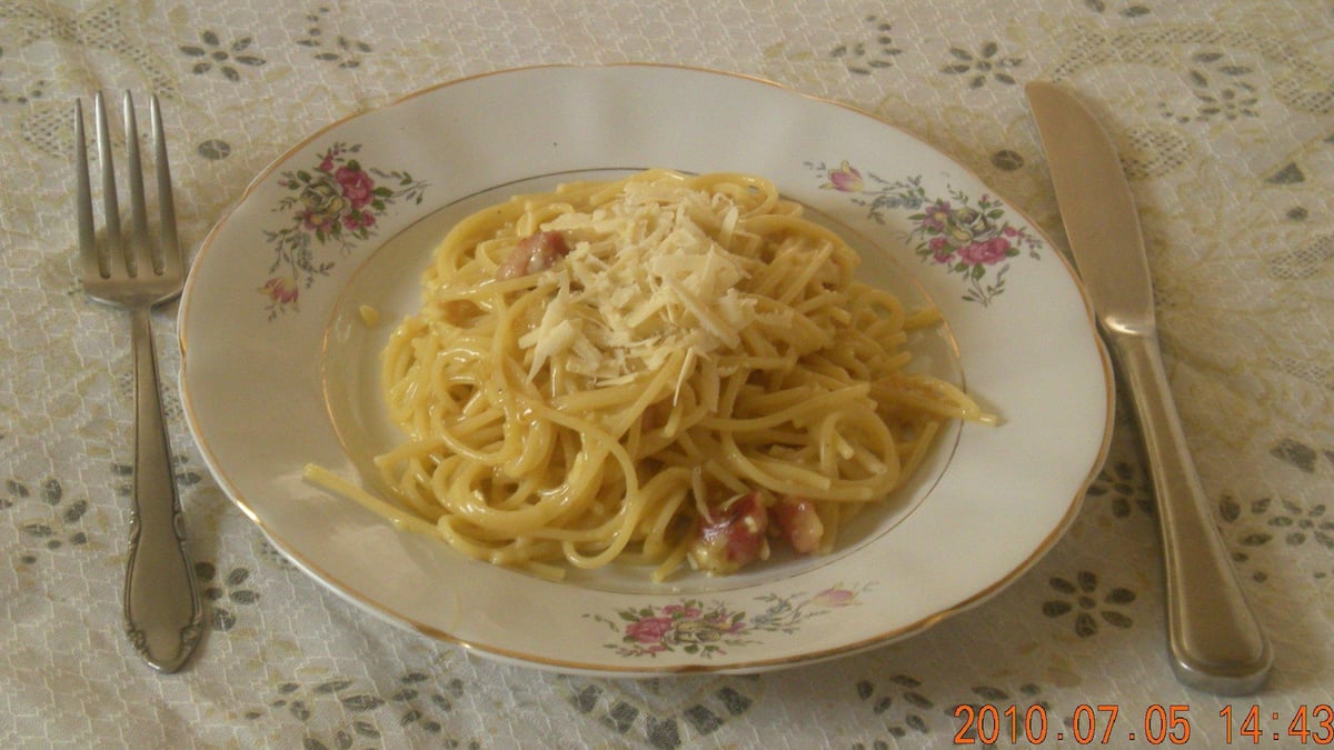 Espaguete à Carbonara
