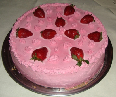 Bolo de morango