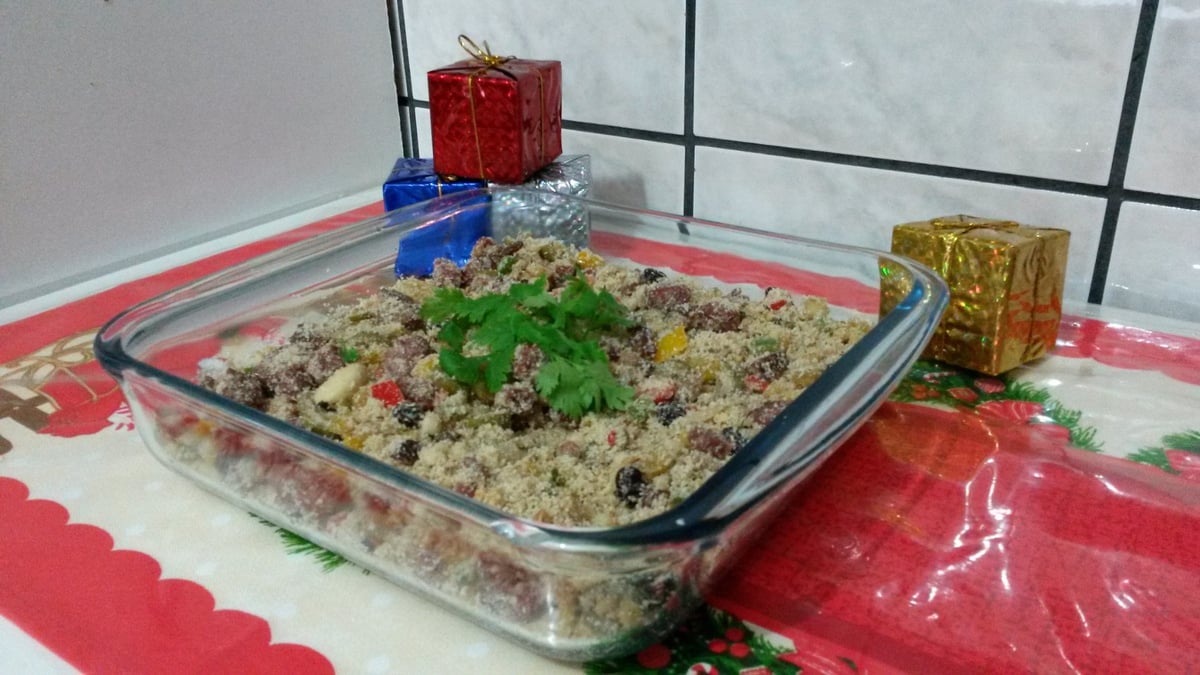Farofa rica de Natal