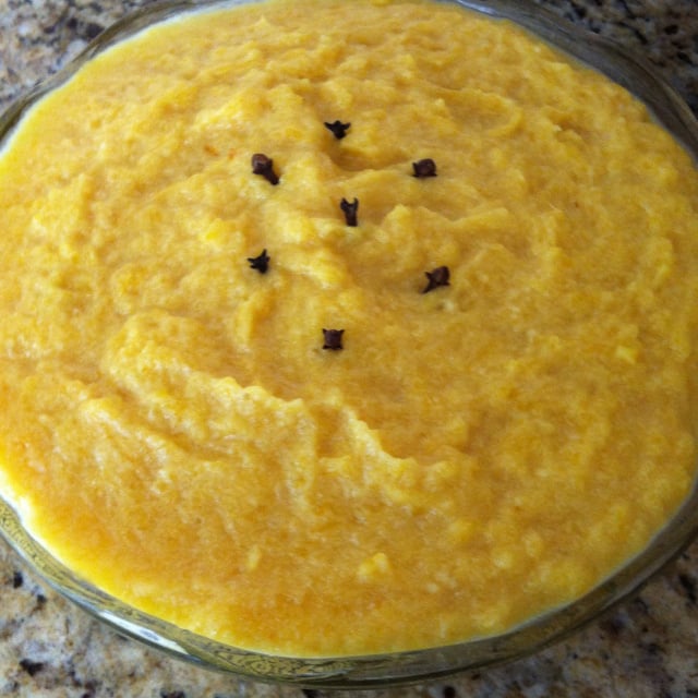 Doce de moranga com coco