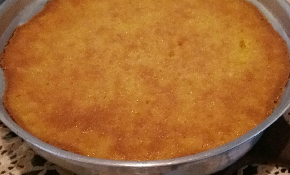 Bolo de milho com queijo