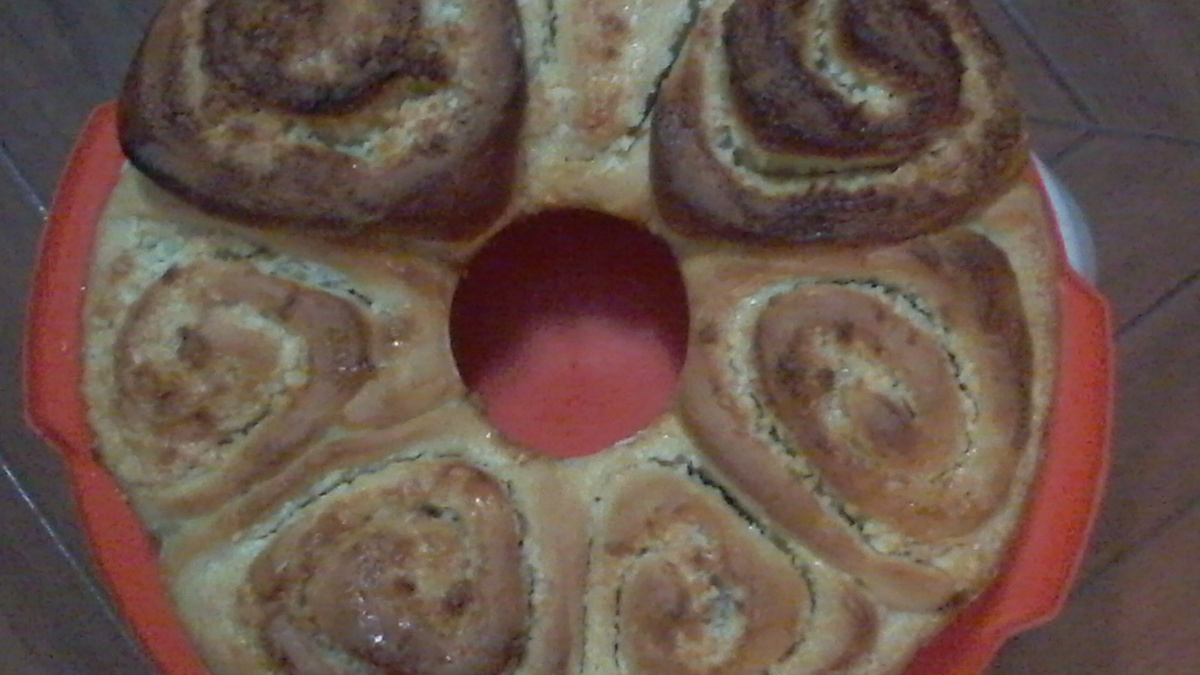 Flor de coco deliciosa (tipo rosquinha)