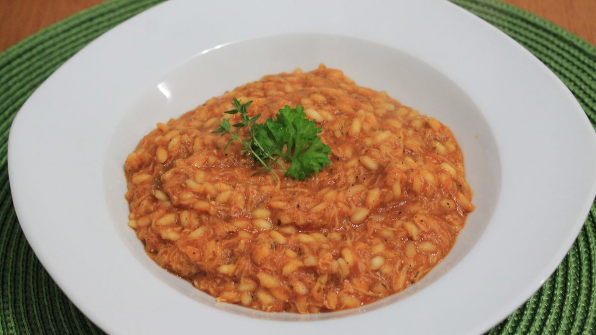 Risoto de frango