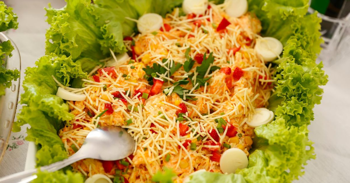 Salpicão de frango para festas