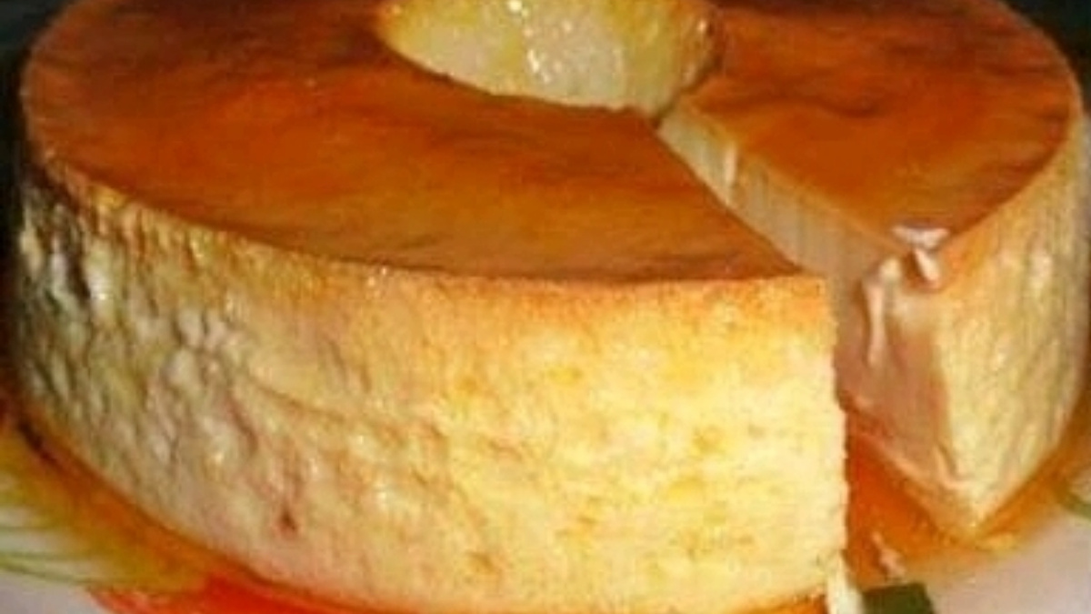 Pudim de micro-ondas