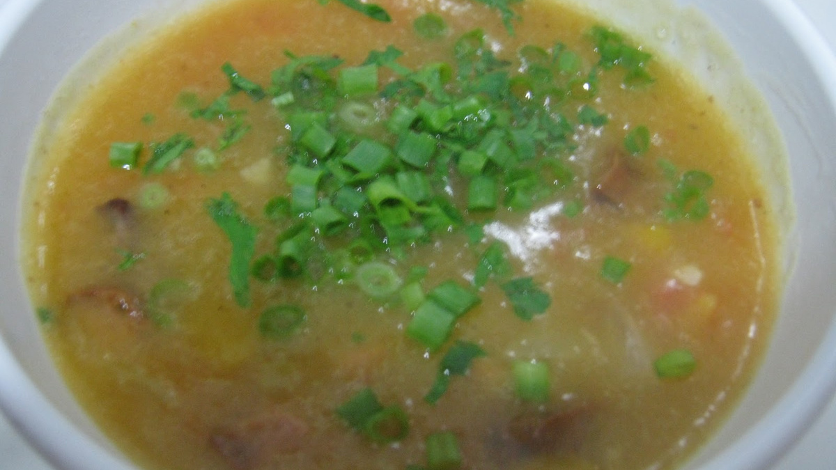 Caldo de mandioca rápida