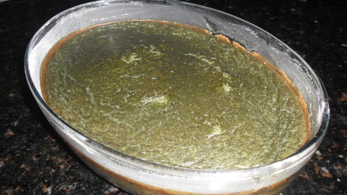 Souflé rápido de espinafre