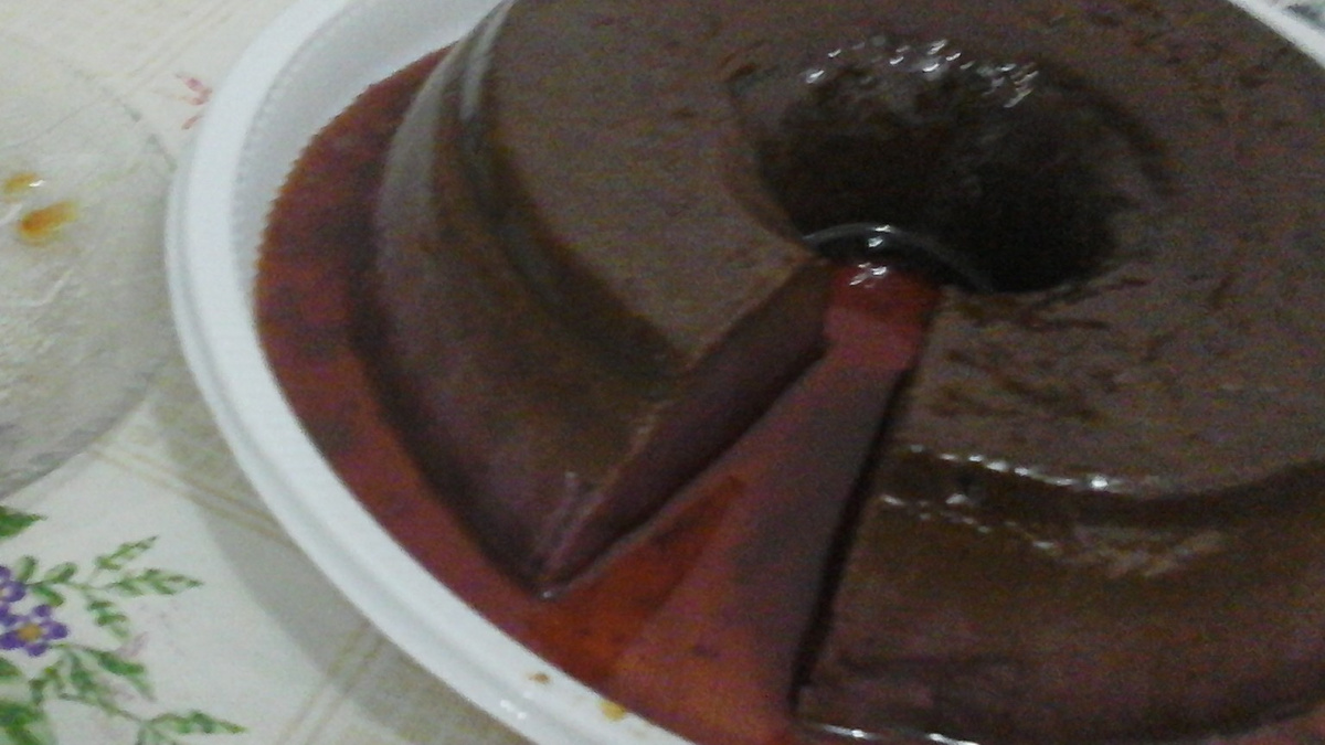 Pudim de açai