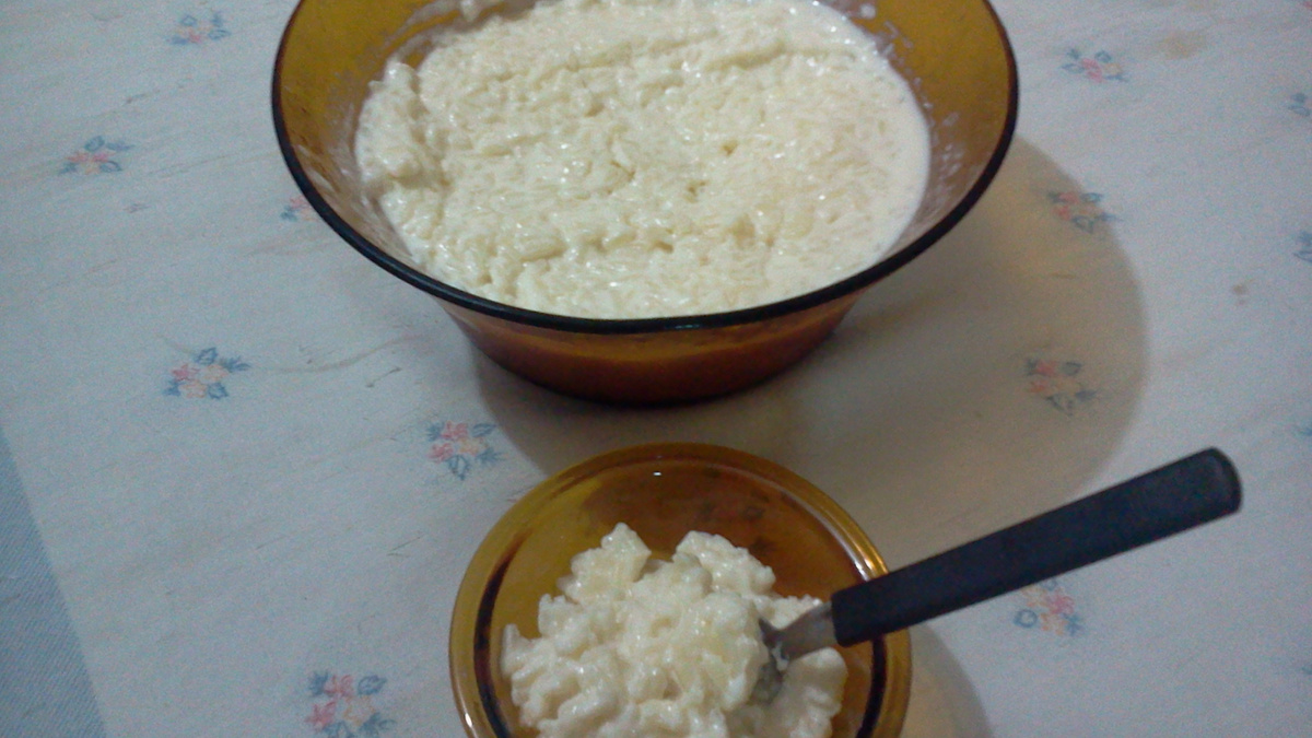 Arroz doce gostoso e fácil