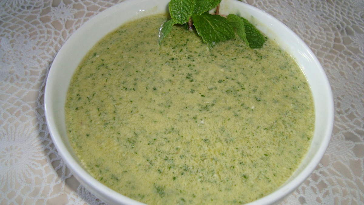 Molho cremoso de hortelã
