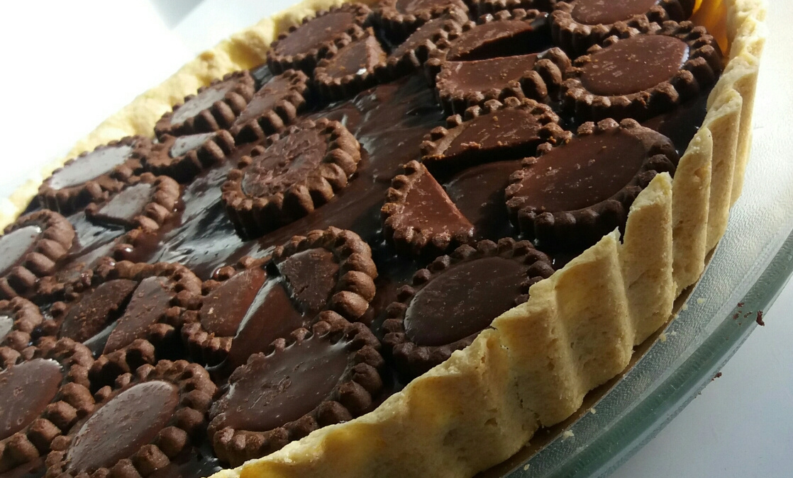 Torta de chocolate e limão siciliano