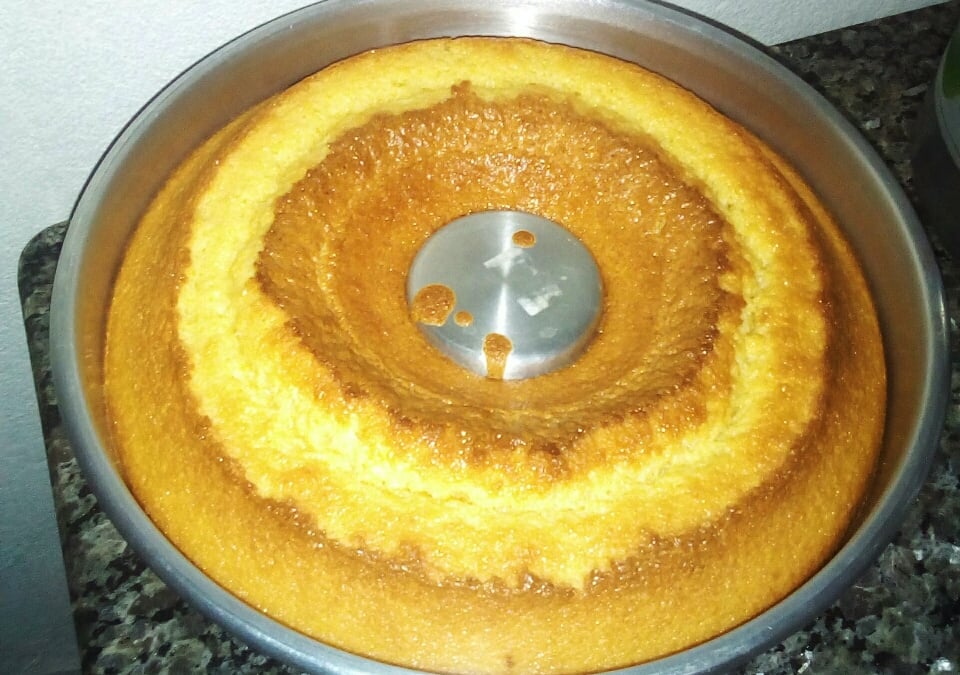 Bolo de fubá fofinho