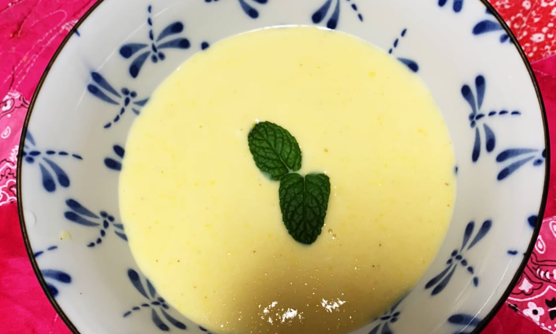 Sopa Creme de Milho com Frango