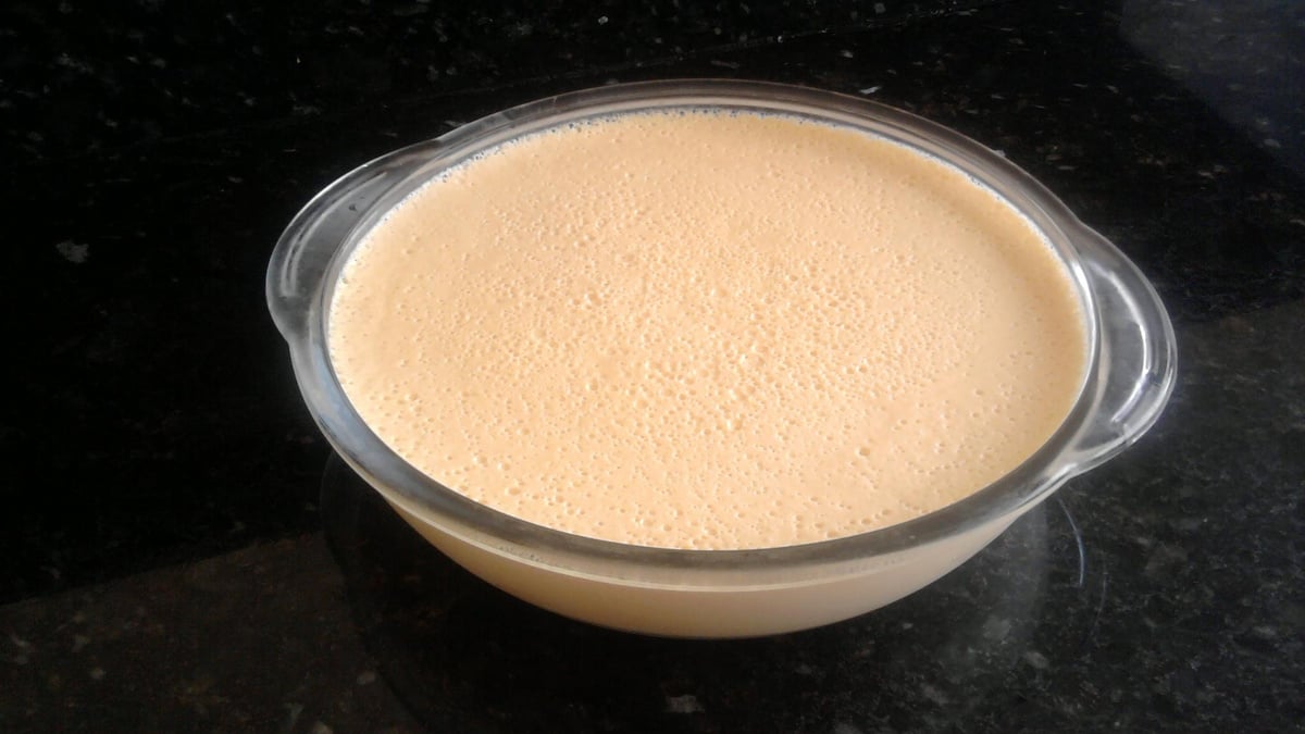 Mousse fácil de maracujá