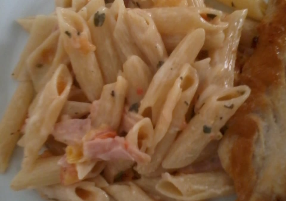 Macarrão prato para uma pessoa