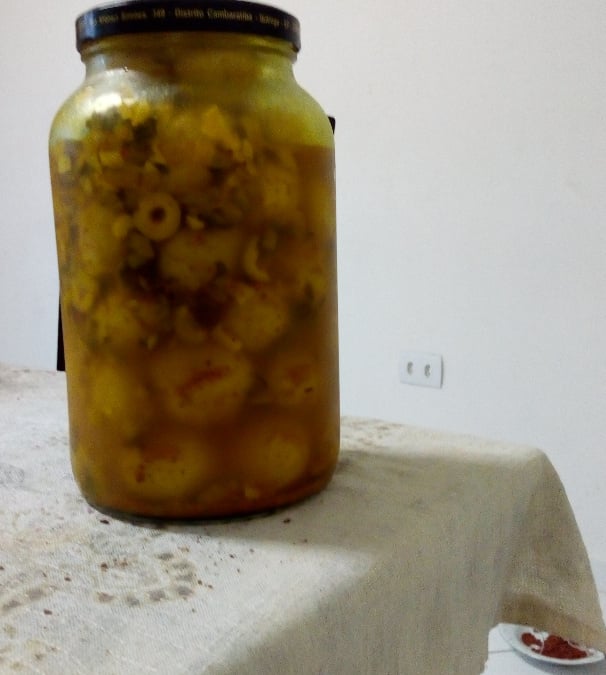Batatinha em conserva de boteco