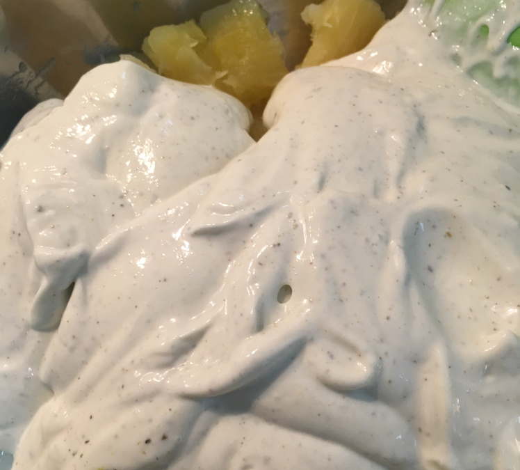 Creme de maionese com leite