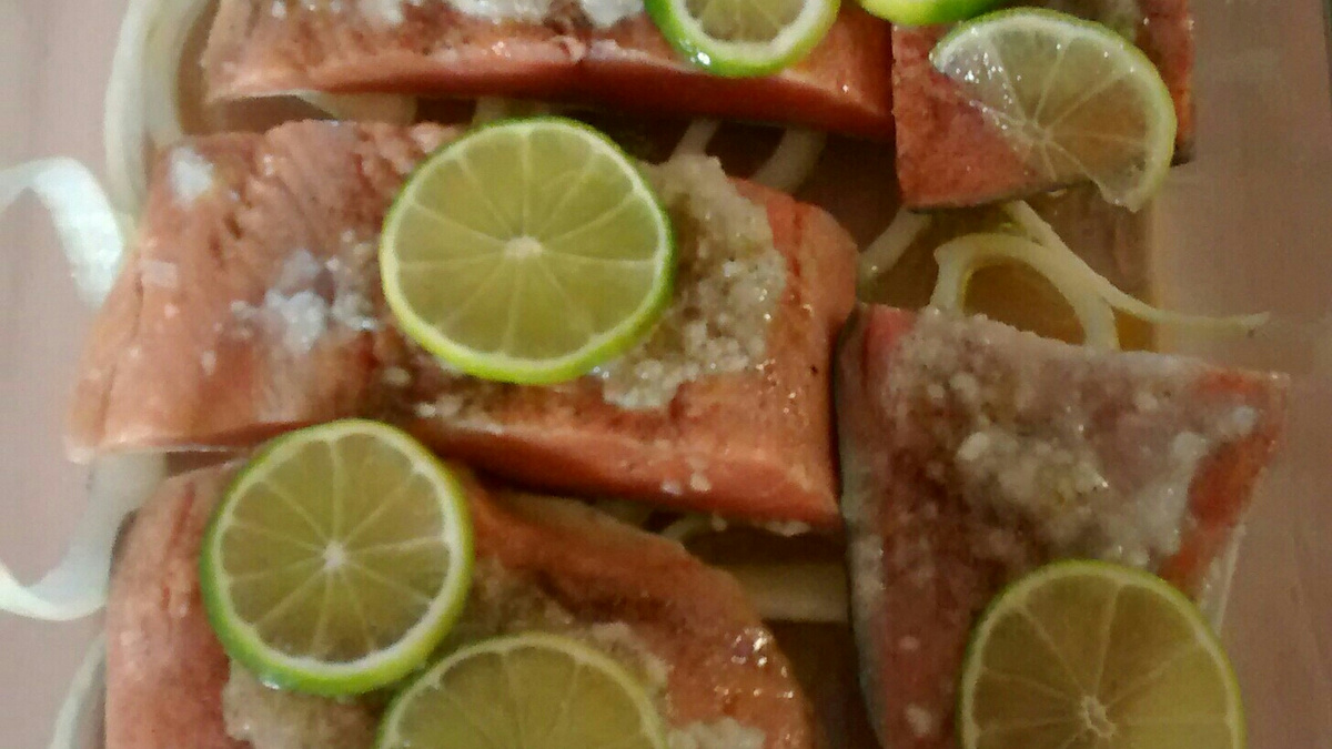 Salmão ao forno do Reges