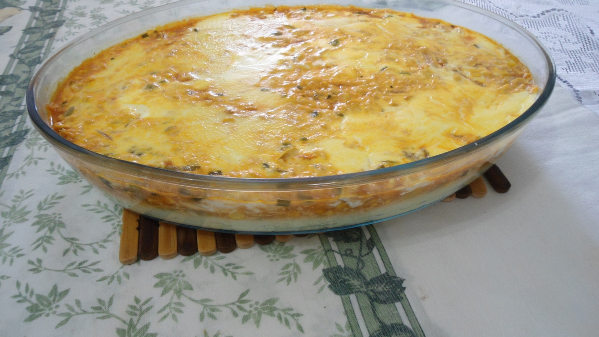 Bolo de batata com requeijão
