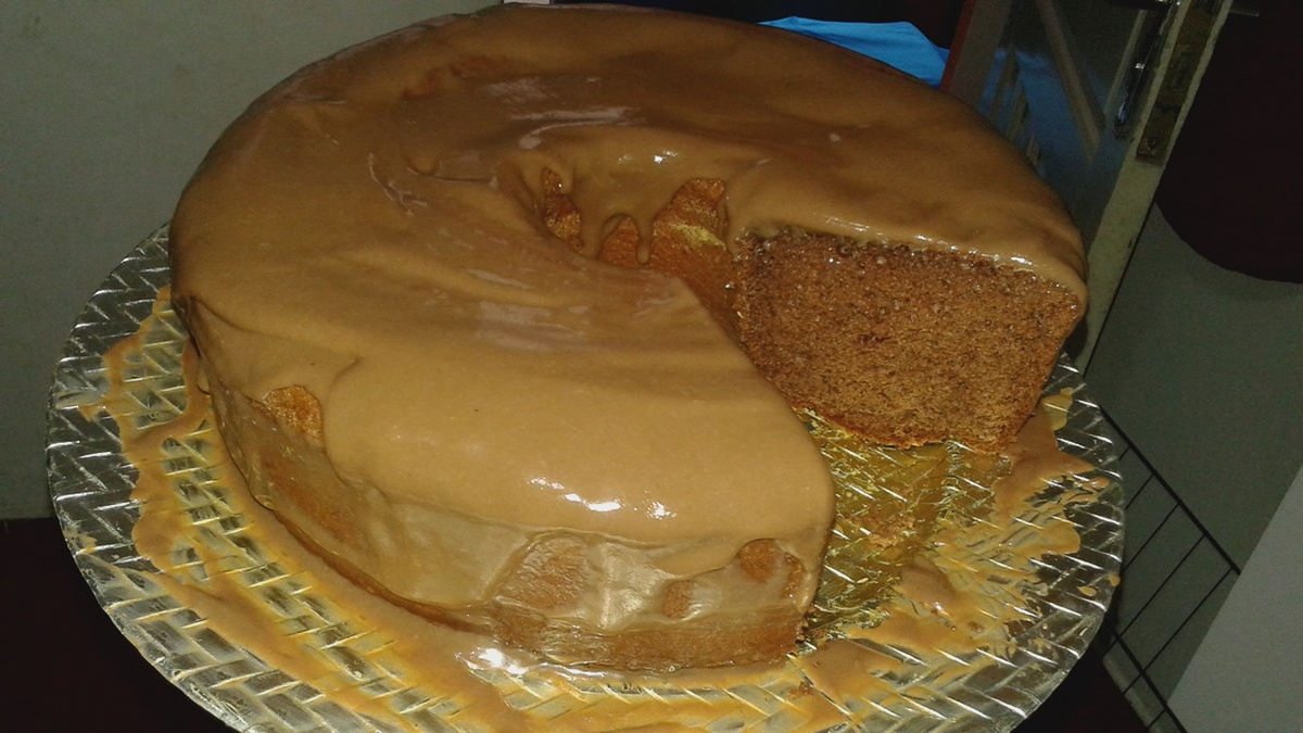 Bolo molhadinho de chocolate