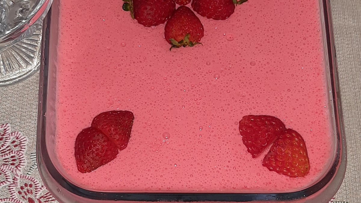 Sobremesa tipo mousse para diabéticos