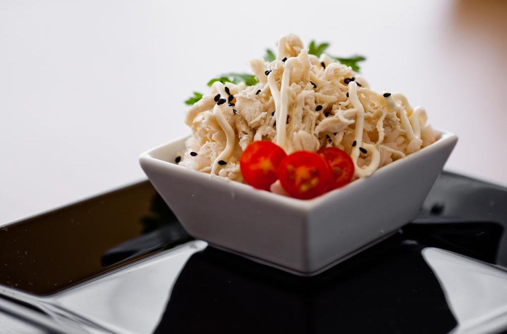 Risoto cremoso de frango