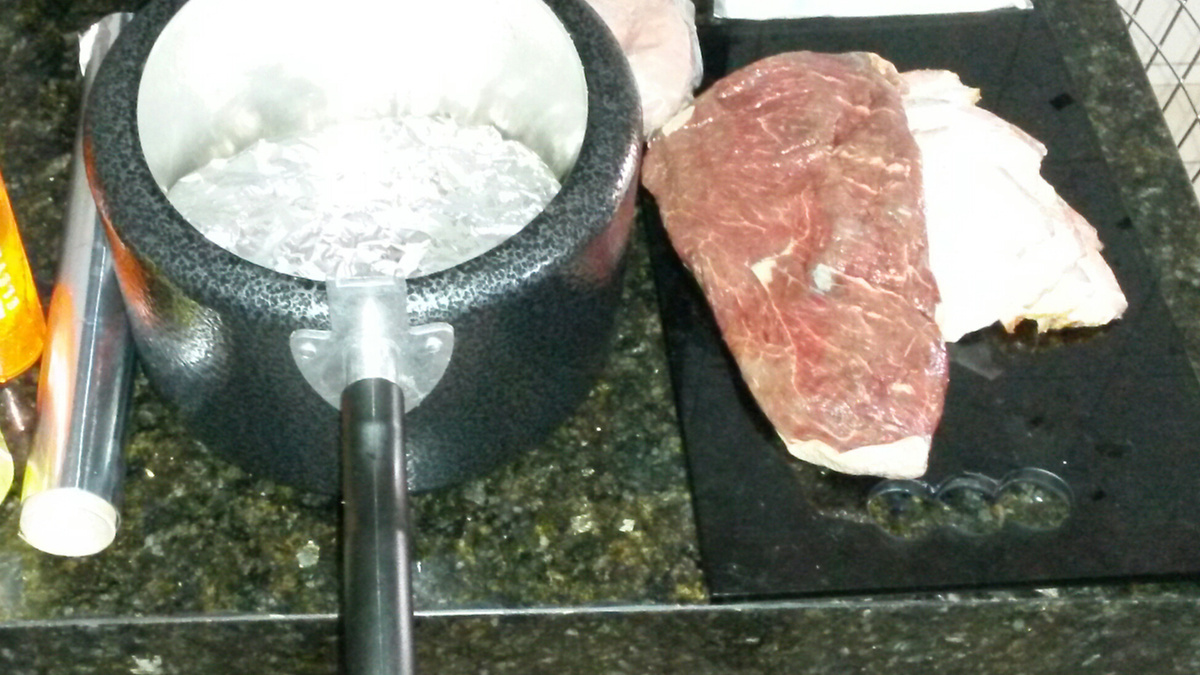 Churrasco na panela de pressão