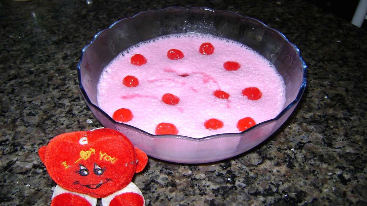 Flan de cereja