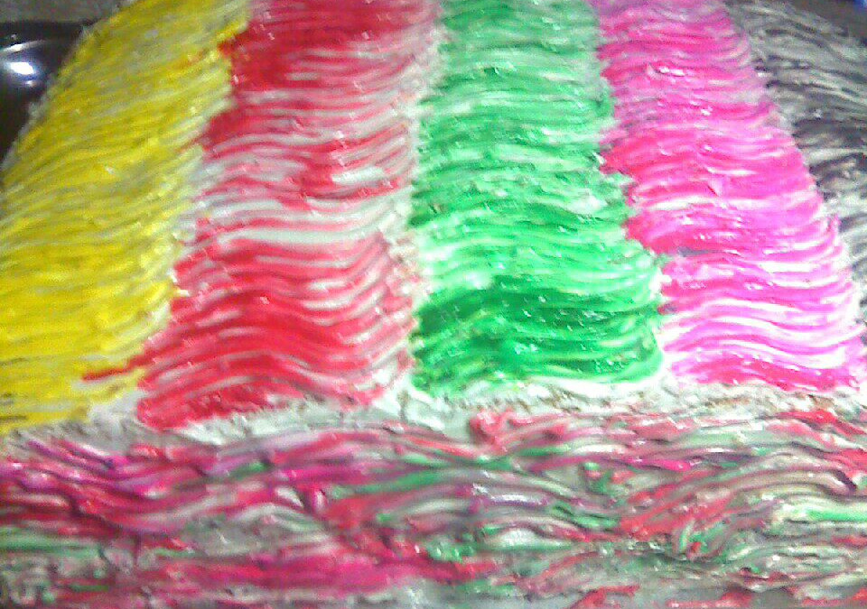 Bolo de festa confeitado fácil