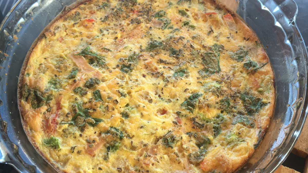 Omelete com aveia