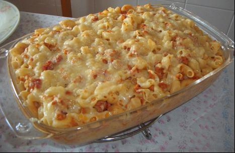Macarrão de panela de pressão delícia