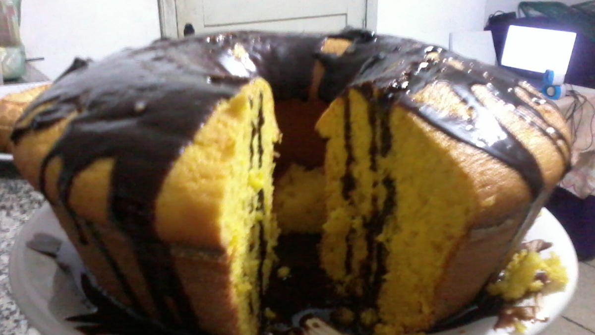 Bolo de cenoura com maionese